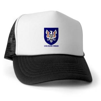11AC - A01 - 02 - SSI - 11th Aviation Command with text - Trucker Hat