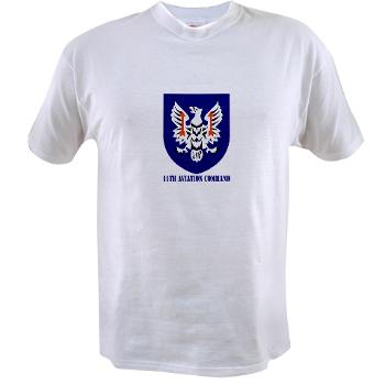 11AC - A01 - 04 - SSI - 11th Aviation Command with text - Value T-Shirt