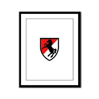 11ACR - M01 - 02 - SSI - 11th Armored Cavalry Regiment - Framed Panel Print