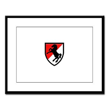 11ACR - M01 - 02 - SSI - 11th Armored Cavalry Regiment - Large Framed Print