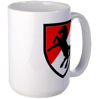 11ACR - M01 - 03 - SSI - 11th Armored Cavalry Regiment - Large Mug - Click Image to Close
