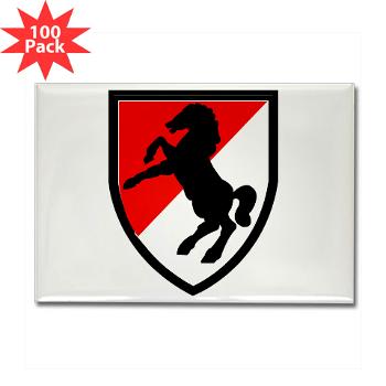 11ACR - M01 - 01 - SSI - 11th Armored Cavalry Regiment - Rectangle Magnet (100 pack)