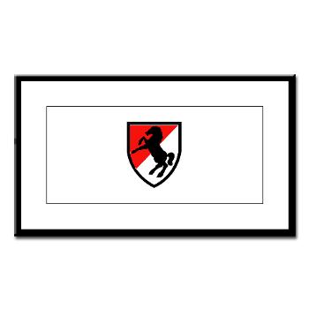 11ACR - M01 - 02 - SSI - 11th Armored Cavalry Regiment - Small Framed Print - Click Image to Close