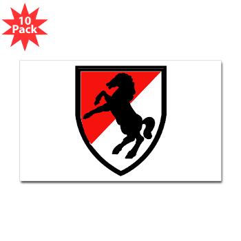 11ACR - M01 - 01 - SSI - 11th Armored Cavalry Regiment - Sticker (Rectangle 10 pk) - Click Image to Close