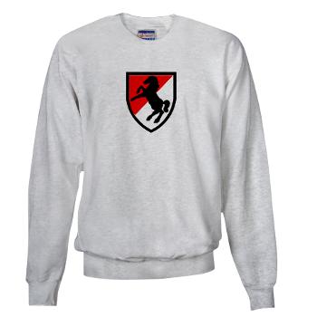 11ACR - A01 - 03 - SSI - 11th Armored Cavalry Regiment - Sweatshirt - Click Image to Close