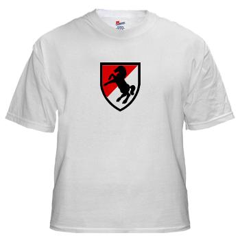 11ACR - A01 - 04 - SSI - 11th Armored Cavalry Regiment - White t-Shirt