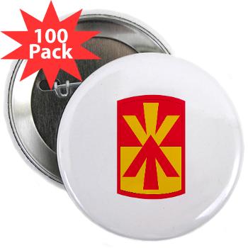 11ADAB - M01 - 01 - SSI - 11th Air Defense Artillery Brigade with Text - 2.25" Button (100 pack)