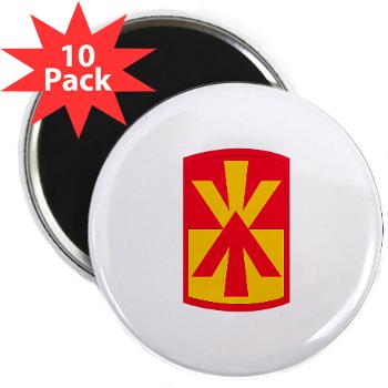 11ADAB - M01 - 01 - SSI - 11th Air Defense Artillery Brigade with Text - 2.25" Magnet (10 pack)