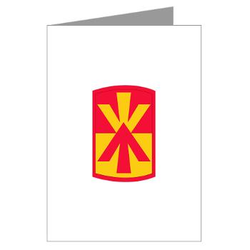 11ADAB - M01 - 02 - SSI - 11th Air Defense Artillery Brigade with Text - Greeting Cards (Pk of 10) - Click Image to Close