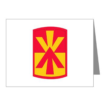 11ADAB - M01 - 02 - SSI - 11th Air Defense Artillery Brigade with Text - Note Cards (Pk of 20) - Click Image to Close
