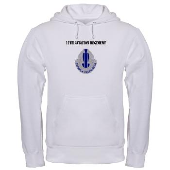11AR - A01 - 03 - DUI - 11th Aviation Regiment with Text - Hooded Sweatshirt