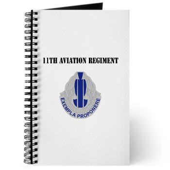 11AR - M01 - 02 - DUI - 11th Aviation Regiment with Text - Journal