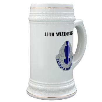 11AR - M01 - 03 - DUI - 11th Aviation Regiment with Text - Stein