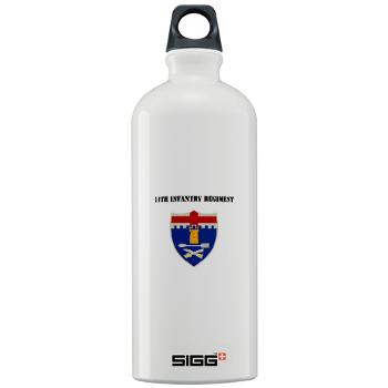11IR - M01 - 03 - DUI - 11th Infantry Regiment - Sigg Water Bottle 1.0L