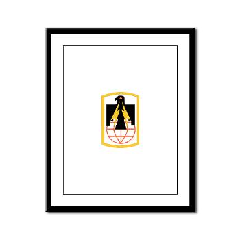 11SB - M01 - 02 - SSI - 11th Signal Brigade with Text - Framed Panel Print - Click Image to Close