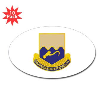 11TB - M01 - 01 - DUI - 11th Transportation Battalion - Sticker (Oval 10 pk)