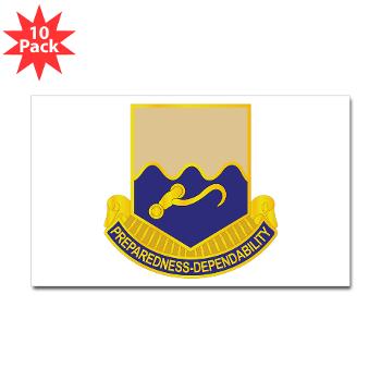 11TB - M01 - 01 - DUI - 11th Transportation Battalion - Sticker (Rectangle 10 pk)