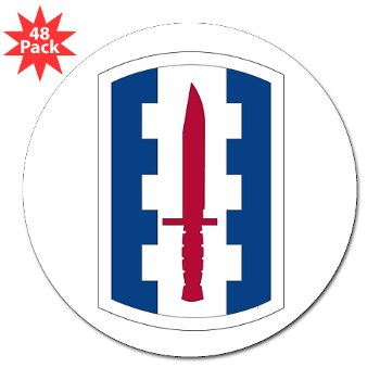 120IB - M01 - 01 - SSI - 120th Infantry Brigade - 3" Lapel Sticker (48 pk)