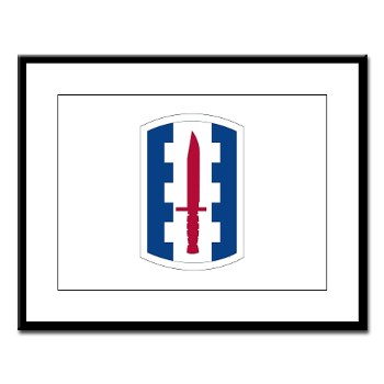 120IB - M01 - 02 - SSI - 120th Infantry Brigade - Large Framed Print - Click Image to Close