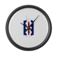 120IB - M01 - 03 - SSI - 120th Infantry Brigade - Large Wall Clock - Click Image to Close