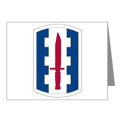 120IB - M01 - 02 - SSI - 120th Infantry Brigade - Note Cards (Pk of 20) - Click Image to Close