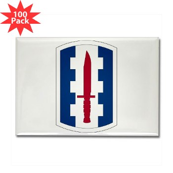 120IB - M01 - 01 - SSI - 120th Infantry Brigade - Rectangle Magnet (100 pack)