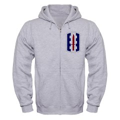120IB - A01 - 03 - SSI - 120th Infantry Brigade - Zip Hoodie - Click Image to Close