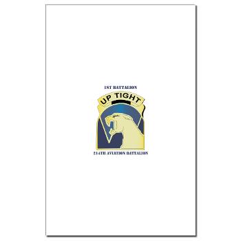 1214AB - M01 - 02 - DUI - 1-214th Aviation Bn with Text Mini Poster Print