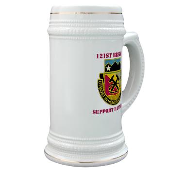 121BSB - A01 - 03 - DUI - 121st Bde - Support Bn with Text - Stein - Click Image to Close