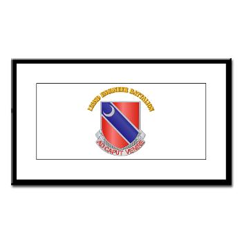122EB - M01 - 02 - DUI - 122nd Engineer Bn with Text - Small Framed Print - Click Image to Close