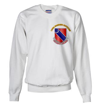 122EB - A01 - 03 - DUI - 122nd Engineer Bn with Text - Sweatshirt - Click Image to Close
