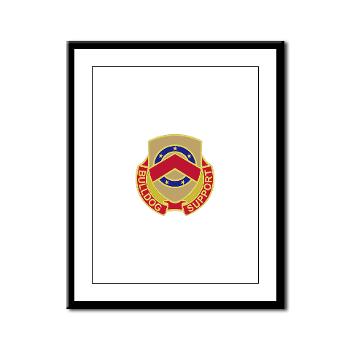 125SB - M01 - 02 - DUI - 125th Support Battalion - Framed Panel Print