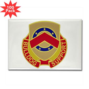 125SB - M01 - 01 - DUI - 125th Support Battalion - Rectangle Magnet (100 pack)