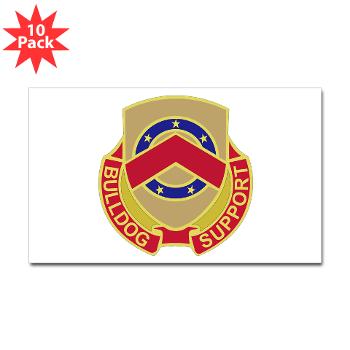 125SB - M01 - 01 - DUI - 125th Support Battalion - Sticker (Rectangle 10 pk)