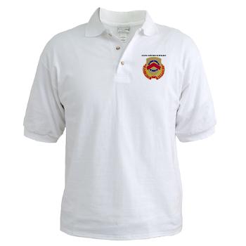 125SB - A01 - 04 - DUI - 125th Support Battalion with Text - Golf Shirt - Click Image to Close