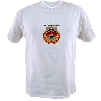 125SB - A01 - 04 - DUI - 125th Support Battalion with Text - Value T-shirt