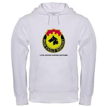 127ASB - A01 - 03 - DUI - 127th Avn Support Bn with Text - Hooded Sweatshirt