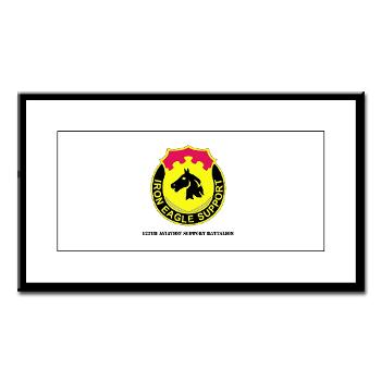 127ASB - M01 - 02 - DUI - 127th Avn Support Bn with Text - Small Framed Print - Click Image to Close