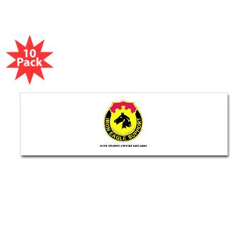 127ASB - M01 - 01 - DUI - 127th Avn Support Bn with Text - Sticker (Bumper 10 pk)