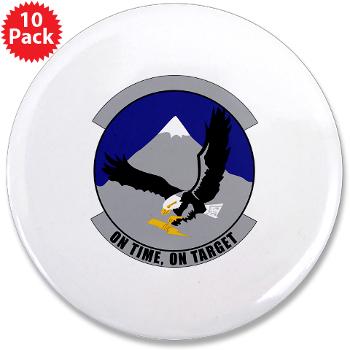 13ASOS - M01 - 01 - 13th Air Support Operations Squadron with Text - 3.5" Button (10 pack)