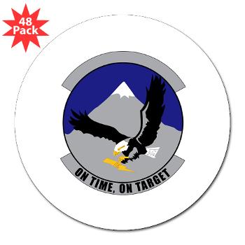 13ASOS - M01 - 01 - 13th Air Support Operations Squadron with Text - 3" Lapel Sticker (48 pk) - Click Image to Close