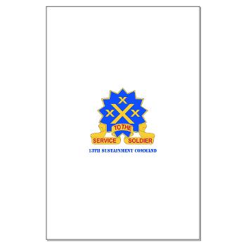 13SC - M01 - 02 - DUI - 13th Sustainment Command with Text - Large Poster