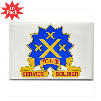 13SC- M01 - 01 - DUI - 13th Sustainment Command - Rectangle Magnet (10 pack)