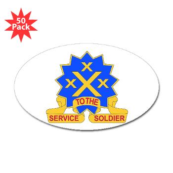 13SC- M01 - 01 - DUI - 13th Sustainment Command - Sticker (Oval 50 pk)