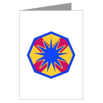 13SC - M01 - 02 - SSI - 13th Sustainment Command - Greeting Cards (Pk of 10) - Click Image to Close