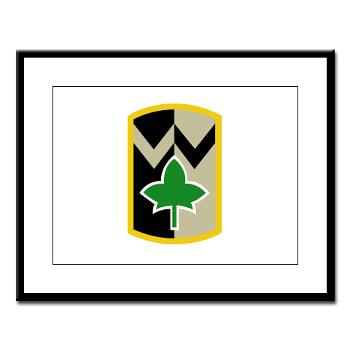 13SC4SB - M01 - 02 - SSI - 4th Sustainment Bde - Large Framed Print
