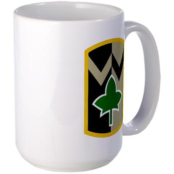 13SC4SB - M01 - 03 - SSI - 4th Sustainment Bde with Text - Large Mug - Click Image to Close