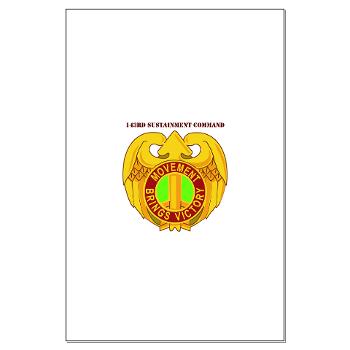 143SC - M01 - 02 - DUI - 143rd Sustainment Command with Text - Large Poster