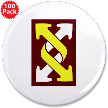 143SC - M01 - 01 - SSI - 143rd Sustainment Command - 3.5" Button (100 pack)