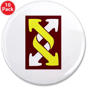 143SC - M01 - 01 - SSI - 143rd Sustainment Command - 3.5" Button (10 pack)